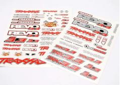 Traxxas TRX5313X Decal set, Revo 3.3 (Revo logos and graphics d