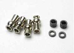 Traxxas TRX5355 Holle bal, hoog gecentreerd (2) / hoge offset holle bal (2) / stoot stuurinrichting stelplaatjes; 3.5mm