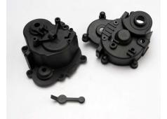 Traxxas TRX5391X Gearbox halves (front & rear)/ rubber access pl