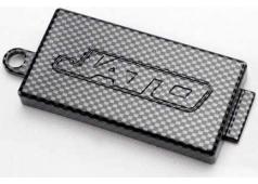 Traxxas TRX5524G Receiver cover (chassis top plate), Exo-Carbon