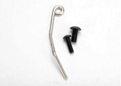 Traxxas TRX5546 Hanger, metal (for tuned pipe)/ 4x8 BCS (1)/ 3x