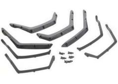 Traxxas TRX5617 Fender flairs, front & rear (4)/ fender flair retainers, front & rear (4)/ 2.5x6mm CS (22)