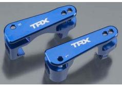 Traxxas TRX6832X Caster blokken (c-naven), aluminium, links & rechts (blauw-geanodiseerd)