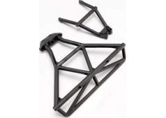 Traxxas TRX6836 Bumper, achter / bumper montage, achter (zwart)