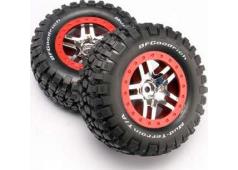 Traxxas TRX6873A Banden & velgen, gemonteerd, gelijmd (SCT Split