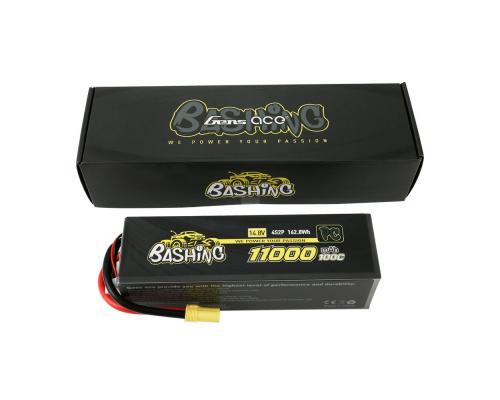 Gens ace 11000mAh 14.8V 100C 4S2P Lipo Battery Pack with EC5-Bashing Series