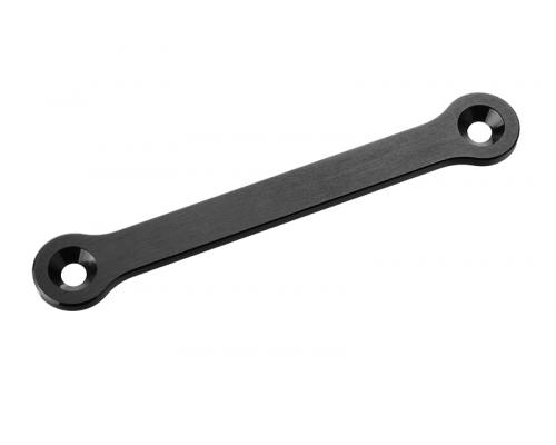 Team Corally - Steering Rack - Dual Stiffener - Swiss Made 7075 T6 - 2mm - Hard Anodised - Black - Made in Italy - 1 pc