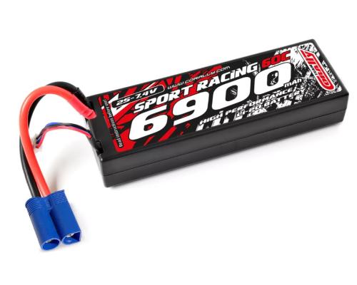 Team Corally - Power Racing 60C - 6900Mah - 2S - 7,4V - EC-5 - Hard Case - C-49126-EC5