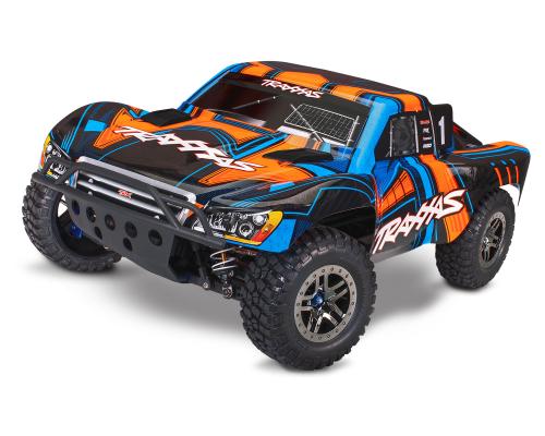 Traxxas SLASH 4X4 ULTIMATE VXL TQI TSM CLIPLESS BODY zonder accu en lader, ORANGE TRX68277-4ORNG