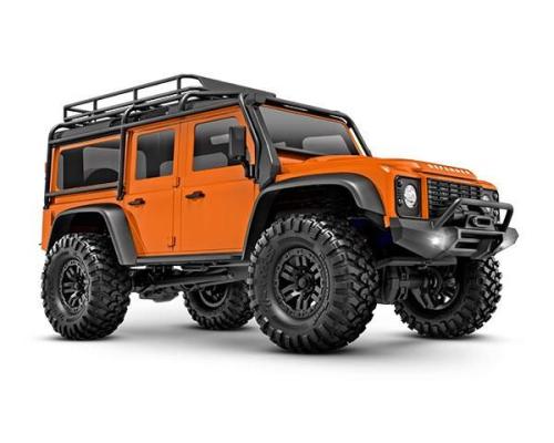 Traxxas TRX-4M 1/18 Schaal and Trail Crawler Land Rover 4WD Electric Truck with TQ Orange TRX97054-1ORNG