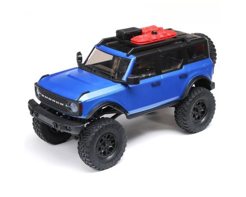 1/24 SCX24 2021 Ford Bronco 4WD Truck Brushed RTR, Blue AXI00006T3