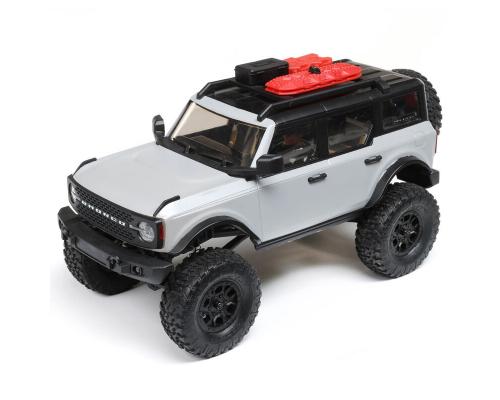 1/24 SCX24 2021 Ford Bronco 4WD Truck Brushed RTR, Grey AXI00006T2