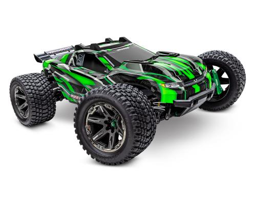 Traxxas Rustler VXL 4X4 ULTIMATE - Groen zonder accu en lader TRX67097-4GRN