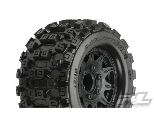 PR10125-10 Badlands MX28 2.8 \"All Terrain-banden gemonteerd voor Stampede / Rustler 2wd & 4wd voor en achter, gemonteerd