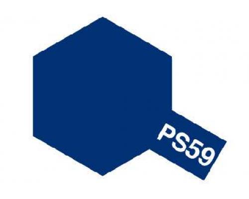 Tamiya Lexaanverf PS59 Donker Metallic Blau Polycarb. PS-59