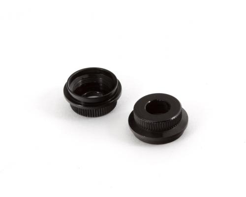 AR330205 Shock Cap Lower Aluminum, Black (2): 6S ARAC8967