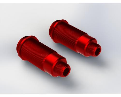 AR330341 Aluminum Shock Body 16x56mm Red: Nero (2) (ARAC8974)