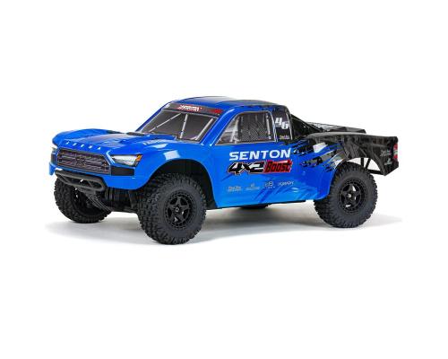 ARRMA 1/10 Senton 4X2 Boost MEGA 550 Brushed Short Course Truck RTR Blauw