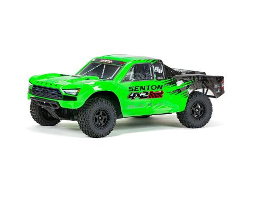 ARRMA 1/10 Senton 4X2 Boost MEGA 550 Brushed Short Course Truck RTR Groen