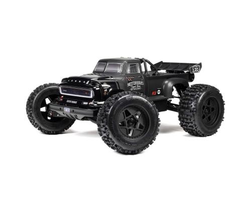 ARRMA 1/8 NOTORIOUS 6S V6 4X4 BLX Brushless Stunt Truck RTR Zwart ARA8611V6T1