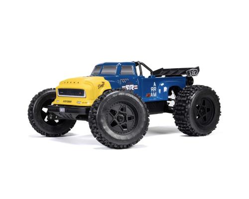 ARRMA 1/8 NOTORIOUS 6S V6 4X4 BLX Brushless Stunt Truck RTR blauw