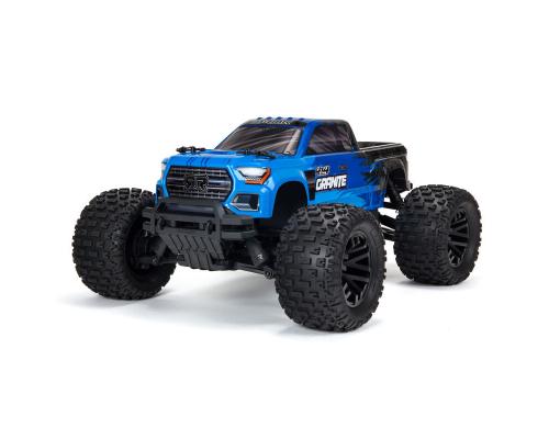 Arrma 1/10 GRANITE 4X4 V3 MEGA 550 Brushed Monster Truck RTR Blauw ARA4202V3BIT1