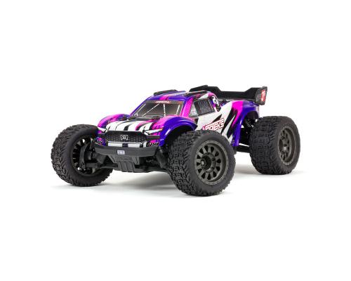 Arrma 1/10 VORTEKS 4X4 3S BLX Stadium Truck RTR, Pink ARA4305V3BT2