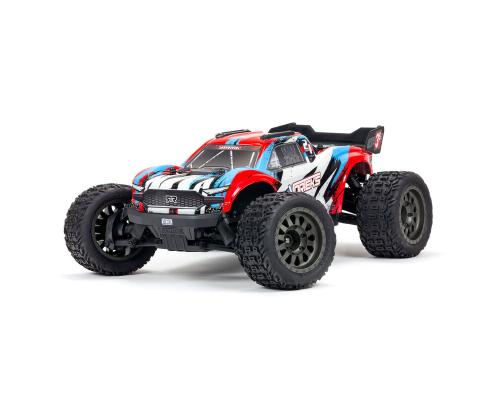 Arrma 1/10 VORTEKS 4X4 3S BLX Stadium Truck RTR, Red ARA4305V3BT1