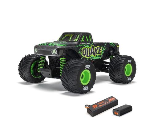 Arrma 1/16 QUAKE GROM 4X4 RTR Brushed Monster Truck (inclusief accu en oplader), groen