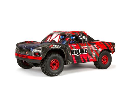 Arrma 1/7 MOJAVE 6S BLX 4WD Desert Racer met Spektrum RTR, RoodZwart (ARA7604V2T2)