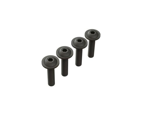 Button Head Screw Flanged M4x14mm (4) (ARA727412)