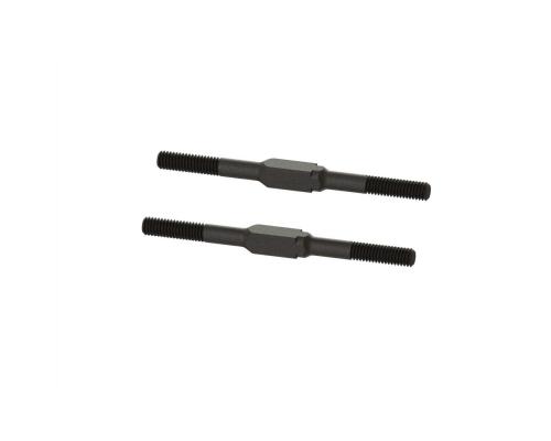 Steel Turnbuckle M4x60mm (Black) (2pcs) (ARA330601)