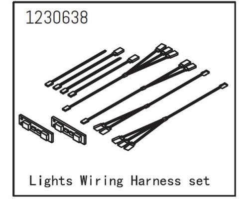 Absima 1230638 Verlichtingskabelboomset