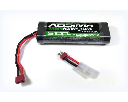 Absima Greenhorn 4100013 Vol.2 NiMH 7.2V 5100 (T-Plug + Tamiya Adaptor)