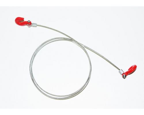 Stalen kabel met heavy-duty haak 1:10