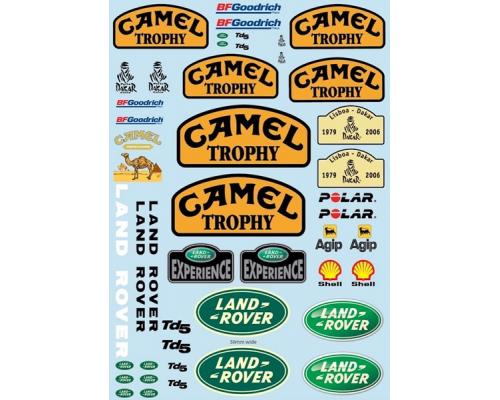 Camel Trophy sticker vel voor TRX-4 DEC5000