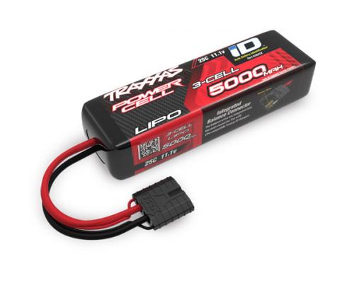 Traxxas 5000mAh 11,1V 3-Cellen 25C TRAXXAS LIPO met iD-Stekker TRX2832X Kort 135mm