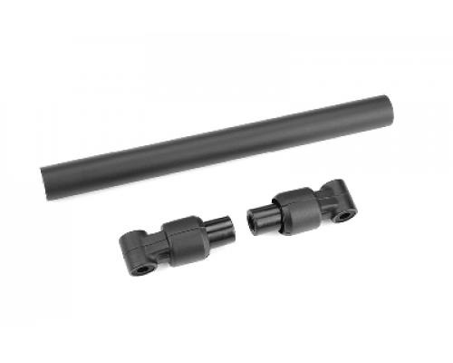 C-00180-665 Chassis Tube - Front - 110mm - Aluminum - Black - 1 Set