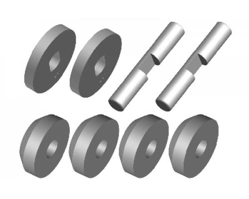 Planetary Diff Gears - Metal - 1 Set C-00250-075