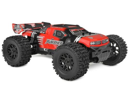 Team Corally 1/12 PUNISHER XD - RTR - Rood - Brushed 2S