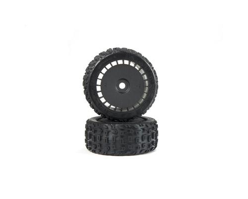 dBoots Katar T Belted 6S Tire Set Glued (Blk) (2) Item No.ARA550097