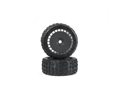 Arrma dBoots Katar T Belted 6S Tire Set Glued (Blk) (2) Item No.ARA550097