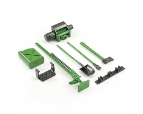 FASTRAX SCALE 6-PIECE TOOL SET GREEN/BLACK PAINTED FAST2334