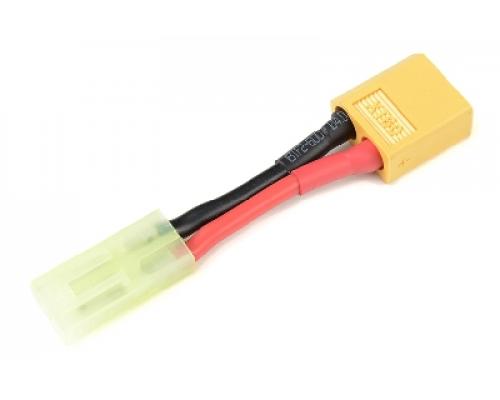 Tamiya stekker met 12cm silicone kabel 14awg, vrouw