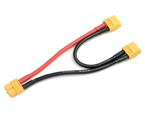 Y-kabel - Serieel - XT-90 - 10AWG Siliconen-kabel - 12cm - 1 st