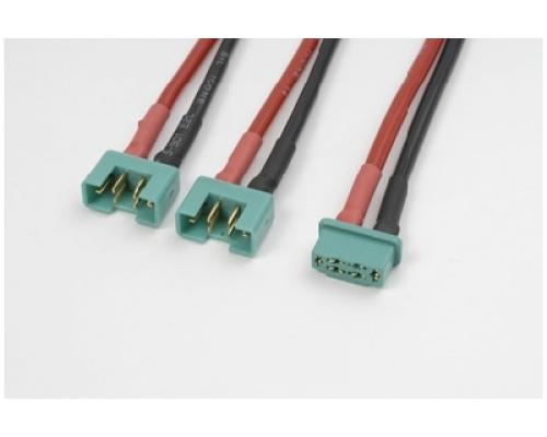 Y-kabel parallel MPX, silicone kabel 14AWG (