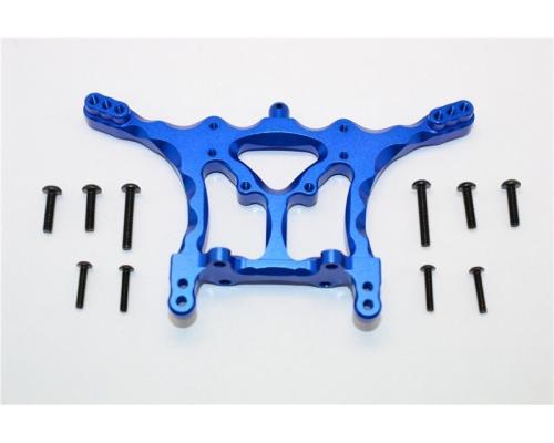 GPM ALLOY REAR DAMPER MOUNT - 1SET BLUE GPM TRX 1/10 RUSTLER VXL BANDIT