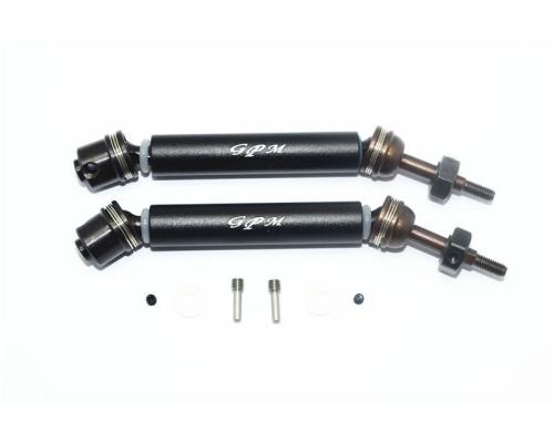GPM HARDEN STEEL REAR AXLE W. ALLOY BODY -8PC SET black GPM TRX 1/10 RUSTLER 4x4 HOSS