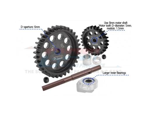 GPM spur en pinion gehard staal voor Xmaxx en XRT 25T