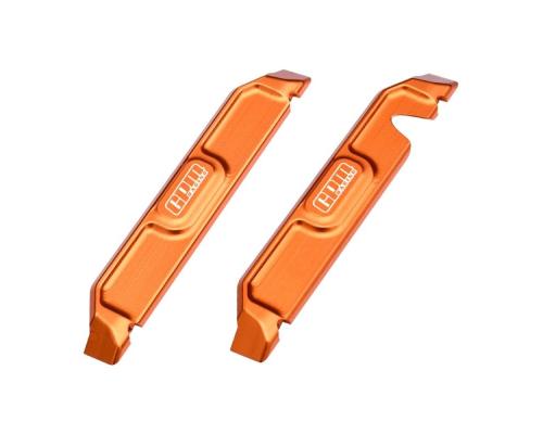 aluminium nerfbars chassis oranje (2) GPM TRX MiniMaxx